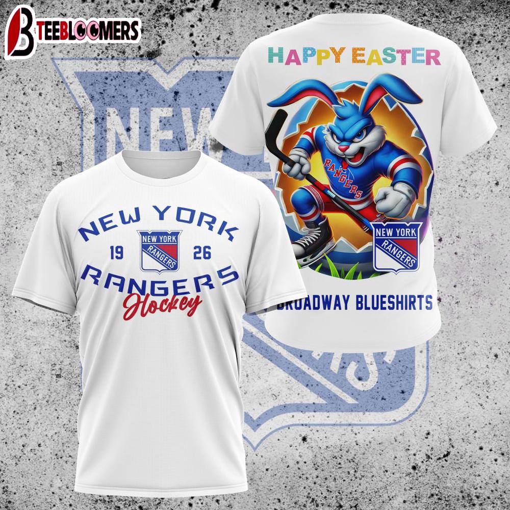 NHL New York Rangers All Over Print 3D T-Shirt