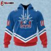 NHL New York Rangers Colour Rush 3D Hoodie Shirt
