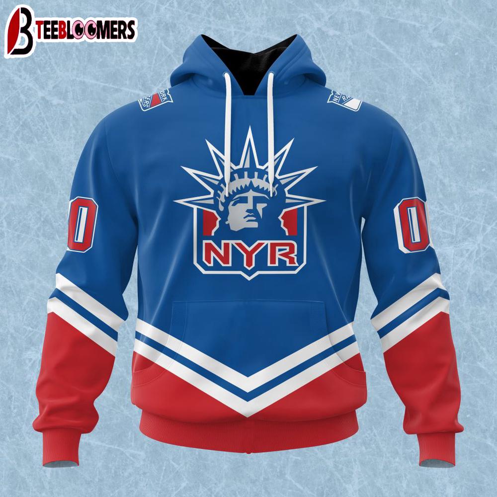 NHL New York Rangers Colour Rush 3D Hoodie Shirt