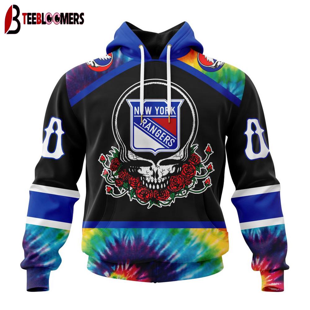 NHL New York Rangers Grateful Dead 3D Hoodie Shirt