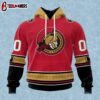 NHL Ottawa Senators Colour Rush 3D Hoodie Shirt