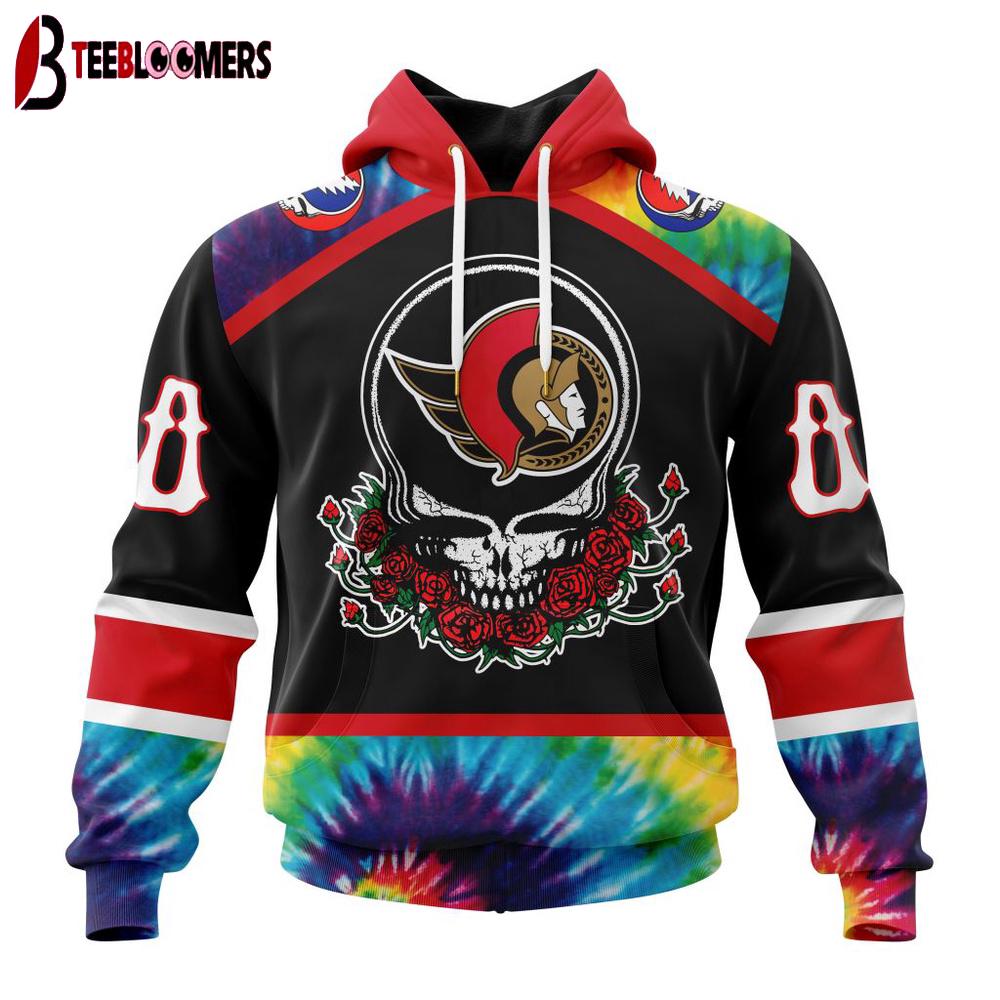 NHL Ottawa Senators Grateful Dead 3D Hoodie Shirt