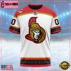 NHL Ottawa Senators Special Reverse Retro Design Concept Custom T Shirt, Ottawa Senators Shirt
