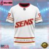 NHL Ottawa Senators Special Whiteout Design Custom T Shirt, Ottawa Senators Shirt