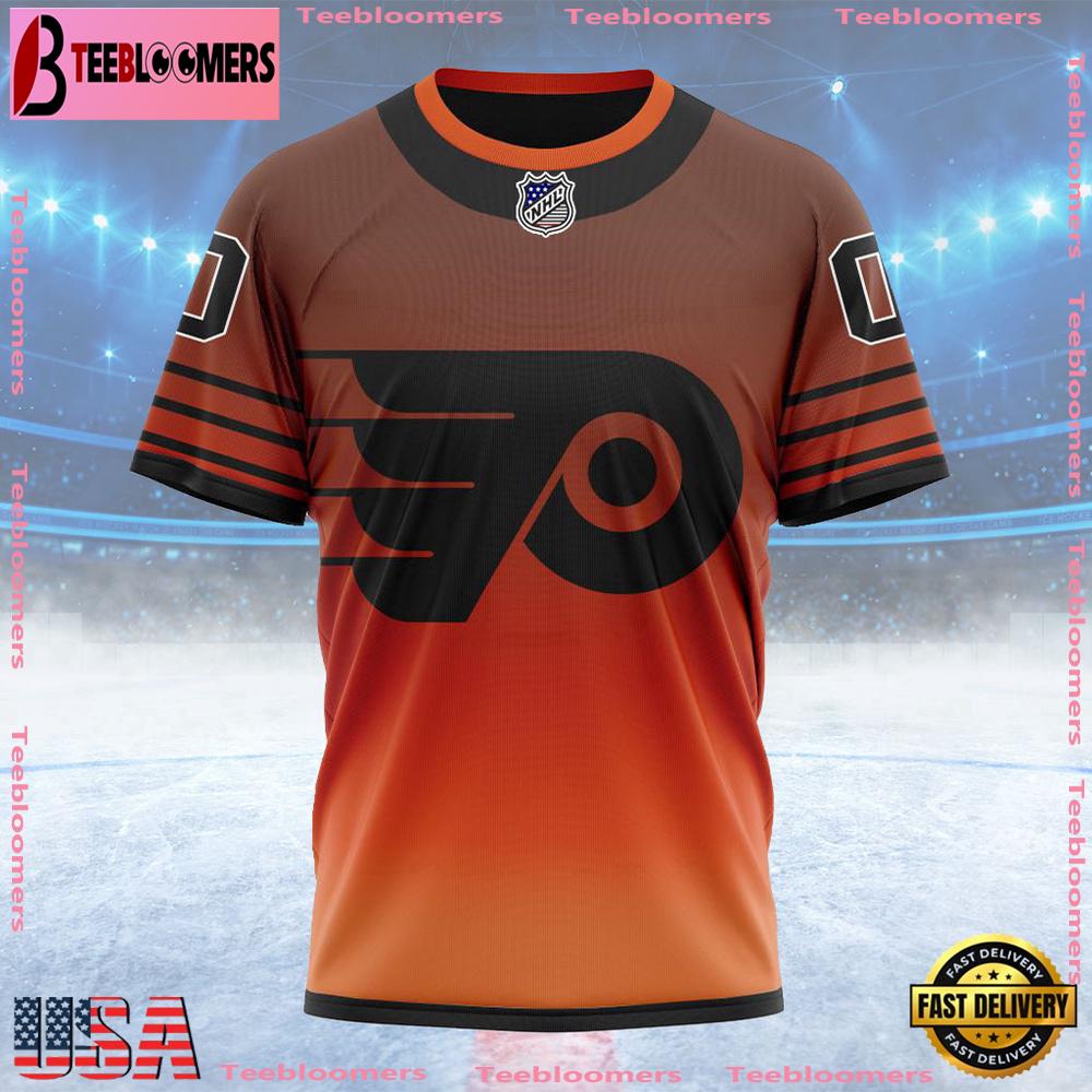 NHL Philadelphia Flyers New Gradient Series Concept Custom T Shirt, Philadelphia Flyers Shirt