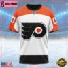 NHL Philadelphia Flyers Personalized Away Kits Custom T Shirt, Philadelphia Flyers Shirt