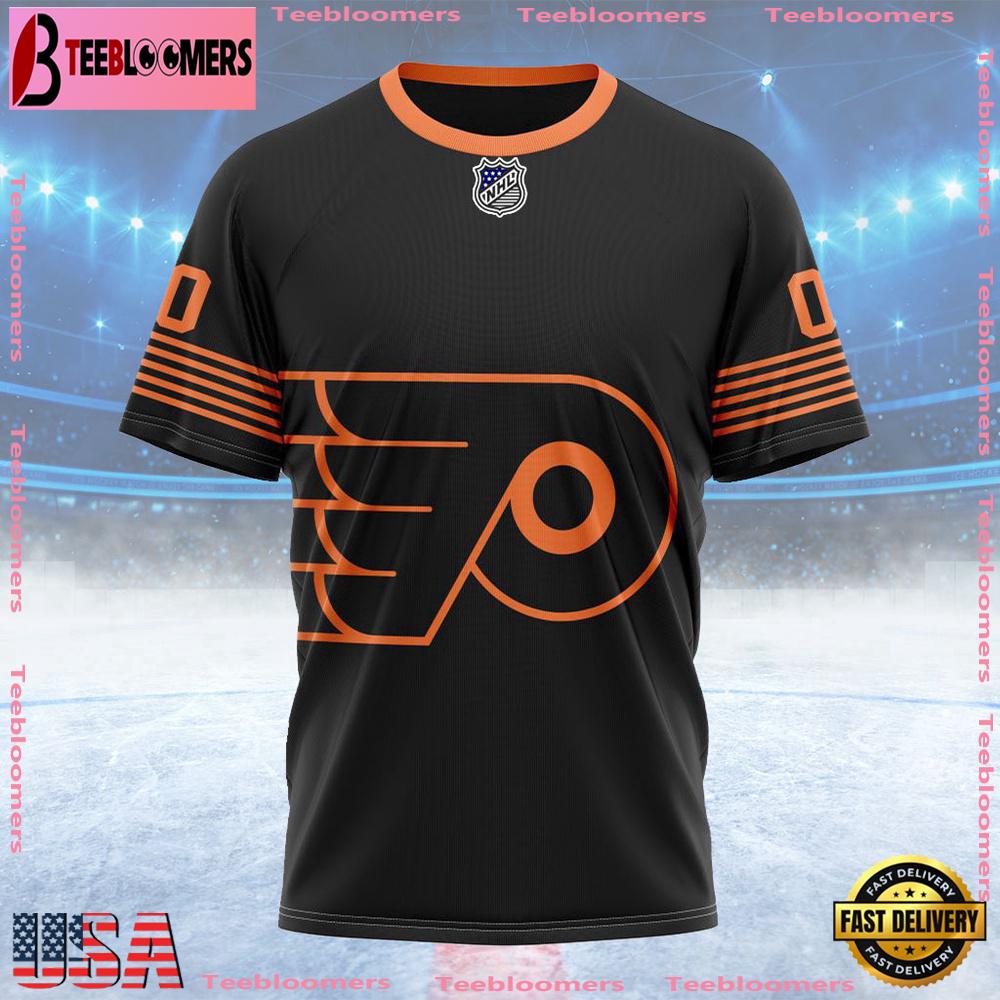 NHL Philadelphia Flyers Special Blackout Design Custom T Shirt, Philadelphia Flyers Shirt