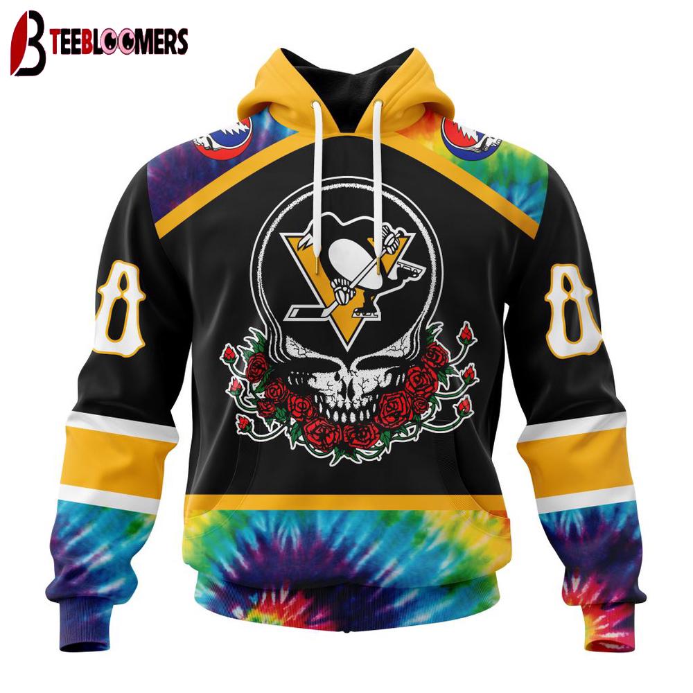 NHL Pittsburgh Penguins Grateful Dead 3D Hoodie Shirt