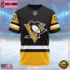 NHL Pittsburgh Penguins Personalized Home Kits Custom T Shirt, Pittsburgh Penguins Shirt
