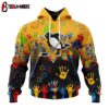 NHL Pittsburgh Penguins Special Autism Awareness 3D Shirt