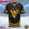 NHL Pittsburgh Penguins Special Blackout Design Custom T Shirt, Pittsburgh Penguins Shirt