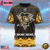 NHL Pittsburgh Penguins Special Design With Native Pattern Custom T Shirt, Pittsburgh Penguins Shirt