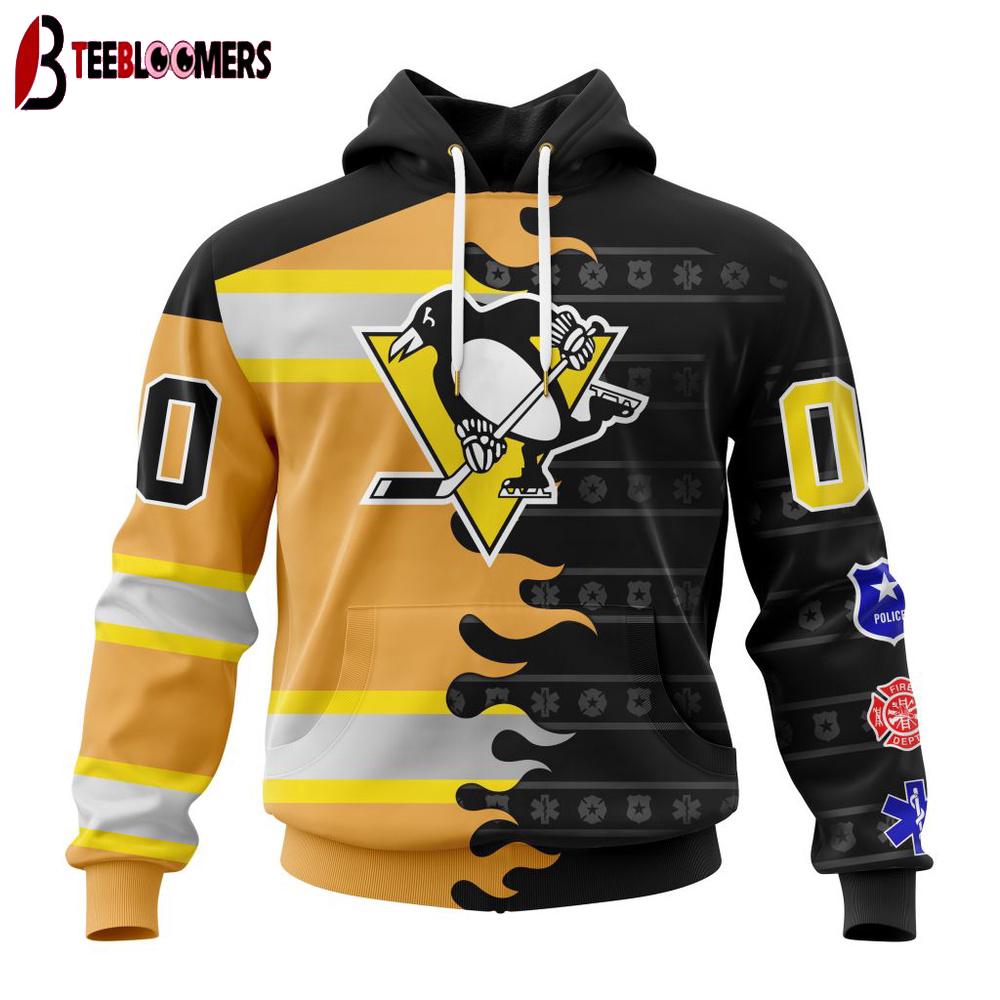 NHL Pittsburgh Penguins Special First Responders 3D Shirt