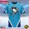 NHL Pittsburgh Penguins Special Reverse Retro Design Concept Custom T Shirt, Pittsburgh Penguins Shirt