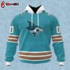 NHL San Jose Sharks Colour Rush 3D Hoodie Shirt
