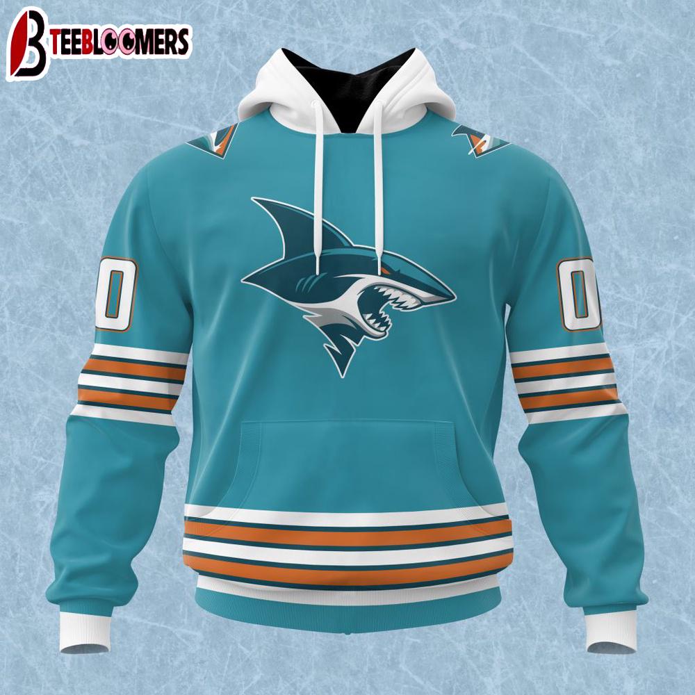 NHL San Jose Sharks Colour Rush 3D Hoodie Shirt