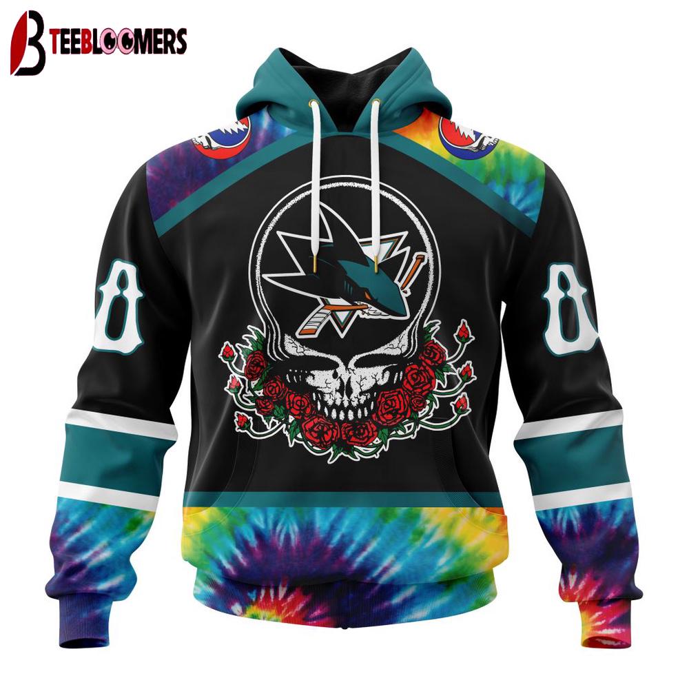 NHL San Jose Sharks Grateful Dead 3D Hoodie Shirt