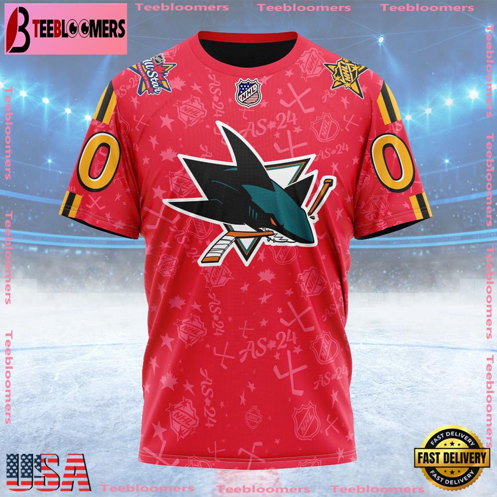 NHL San Jose Sharks Special All-Star Game Design Custom T Shirt, San Jose Sharks Shirt