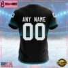 NHL San Jose Sharks Special Black And Gradient Design Custom T Shirt, San Jose Sharks Shirt