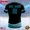 NHL San Jose Sharks Special Blackout Design Custom T Shirt, San Jose Sharks Shirt