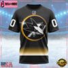 NHL San Jose Sharks Special Eclipse Design Custom T Shirt, San Jose Sharks Shirt