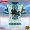 NHL San Jose Sharks Special Native Heritage Design Custom T Shirt, San Jose Sharks Shirt