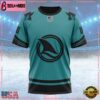 NHL San Jose Sharks Special Two-tone Design Custom T Shirt, San Jose Sharks Shirt