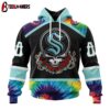 NHL Seattle Kraken Grateful Dead 3D Hoodie Shirt