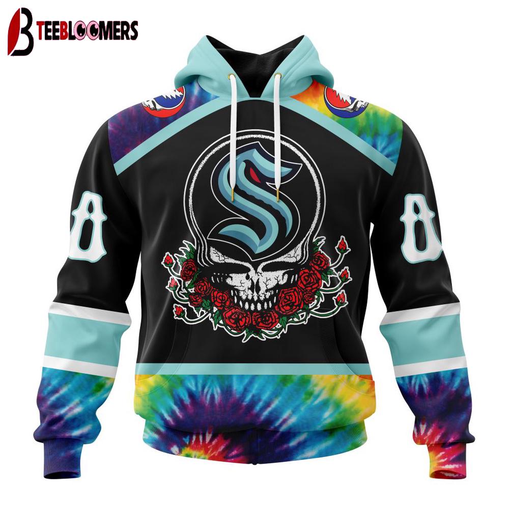 NHL Seattle Kraken Grateful Dead 3D Hoodie Shirt