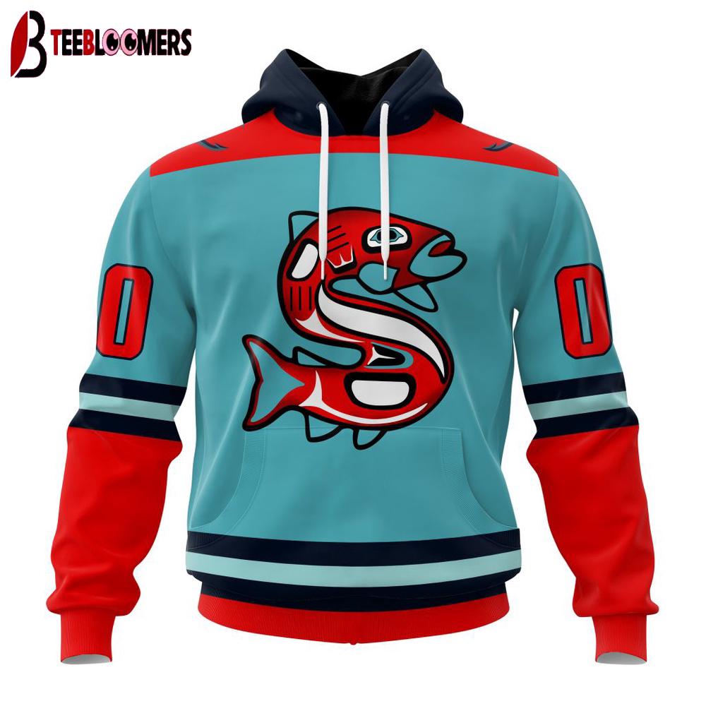 NHL Seattle Kraken Indigenous 3D Hoodie Shirt