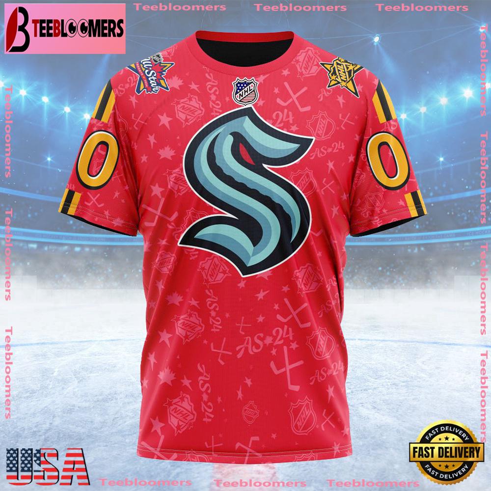 NHL Seattle Kraken Special All-Star Game Design Custom T Shirt, Seattle Kraken Shirt