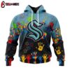 NHL Seattle Kraken Special Autism Awareness 3D Shirt