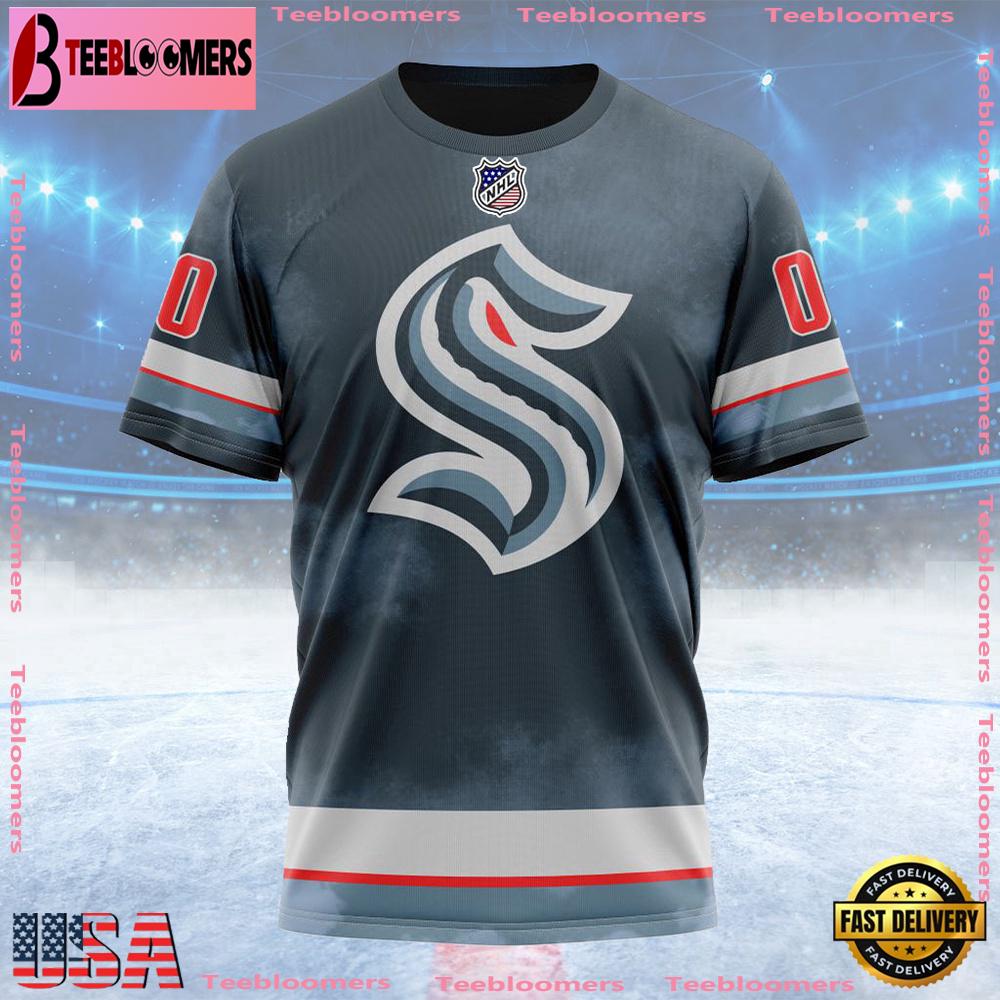 NHL Seattle Kraken Special City Edition Design Custom T Shirt, Seattle Kraken Shirt