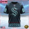 NHL Seattle Kraken Special Design With Native Pattern Custom T Shirt, Seattle Kraken Shirt