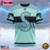 NHL Seattle Kraken Special Reverse Retro Design Concept Custom T Shirt, Seattle Kraken Shirt