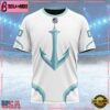 NHL Seattle Kraken Special Whiteout Design Custom T Shirt, Seattle Kraken Shirt