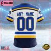 NHL St Louis Blues Personalized Away Kits Custom T Shirt, St Louis Blues Shirt