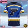 NHL St Louis Blues Personalized Home Kits Custom T Shirt, St Louis Blues Shirt