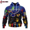 NHL St. Louis Blues Special Autism Awareness 3D Shirt