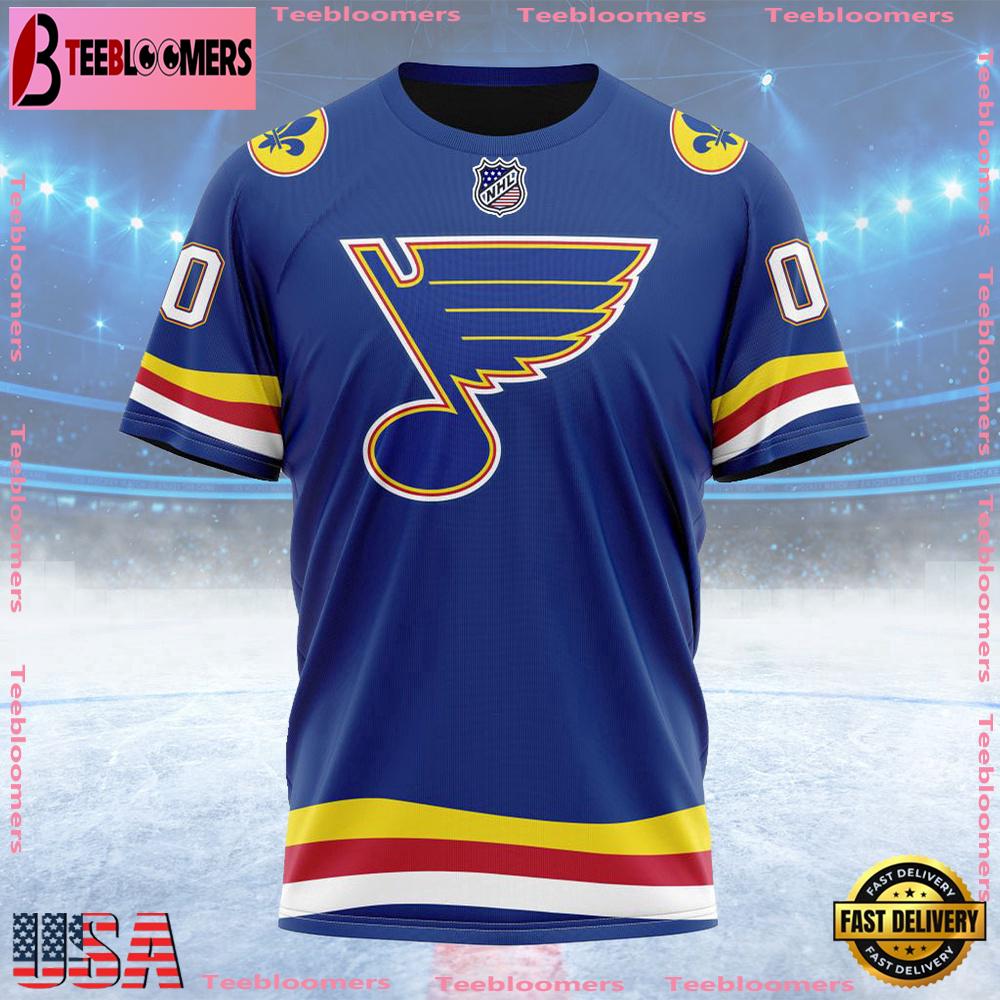 NHL St Louis Blues Special City Edition Custom T Shirt, St Louis Blues Shirt