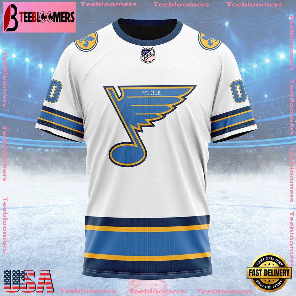 NHL St Louis Blues Special Throwback Design Custom T Shirt, St Louis Blues Shirt