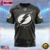 NHL Tampa Bay Lightning Special Black Camo Design For Veterans Day Custom T Shirt, Tampa Bay Lightning Shirt