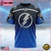 NHL Tampa Bay Lightning Special Colour Rush Design Custom T Shirt, Tampa Bay Lightning Shirt