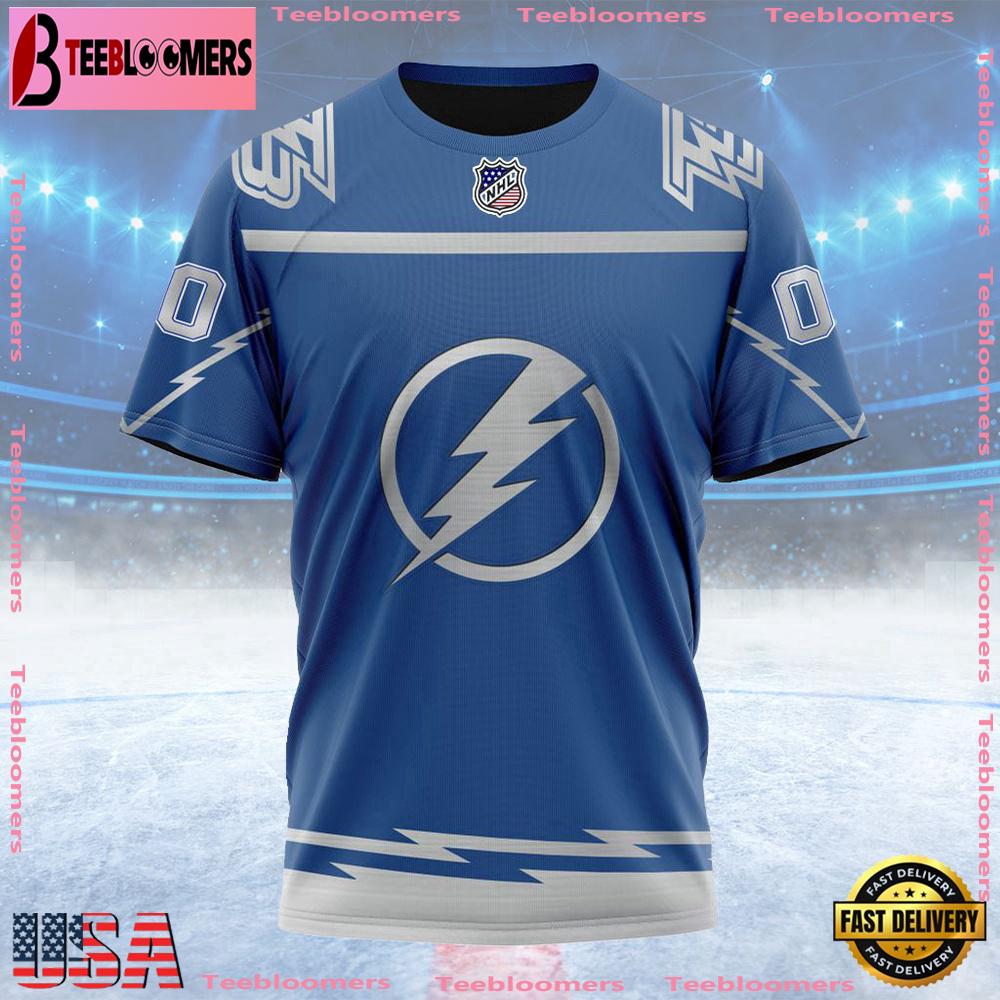 NHL Tampa Bay Lightning Special Two-tone Design Custom T Shirt, Tampa Bay Lightning Shirt