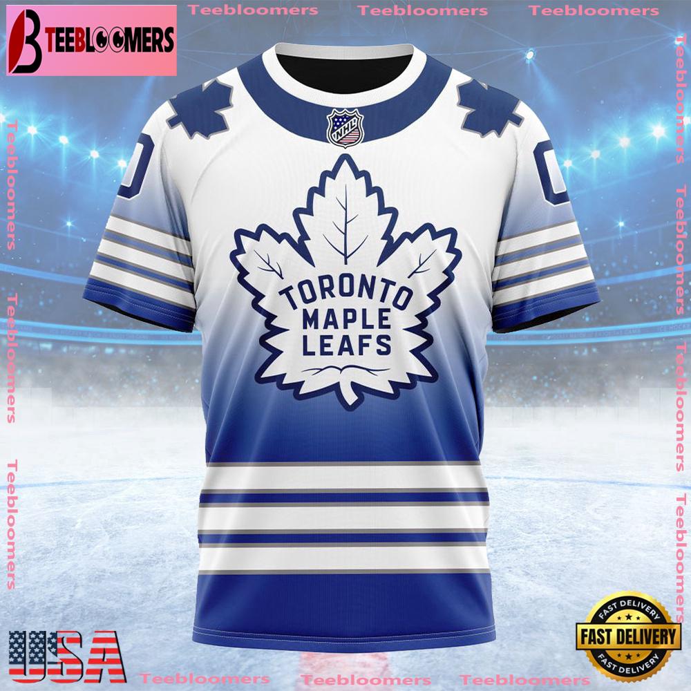 NHL Toronto Maple Leafs New Gradient Series Concept Custom T Shirt, Toronto Maple Leafs Shirt