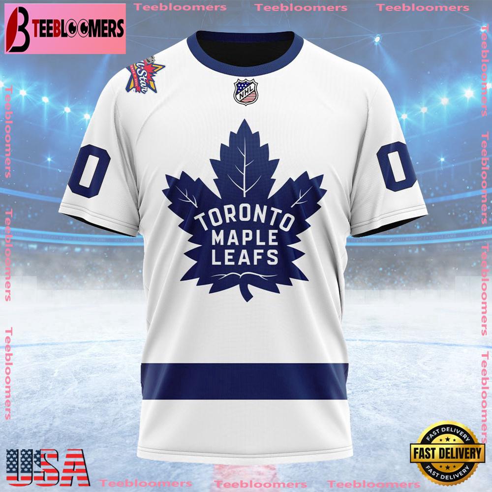 NHL Toronto Maple Leafs Personalized Away Kits Custom T Shirt, Toronto Maple Leafs Shirt