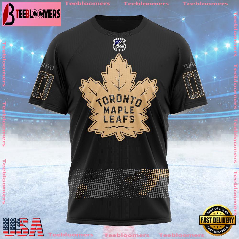 NHL Toronto Maple Leafs Personalized Military Appreciation Design Custom T Shirt, Toronto Maple Leafs Shirt