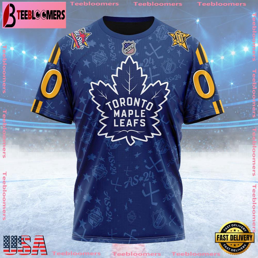 NHL Toronto Maple Leafs Special All-Star Game Design Custom T Shirt, Toronto Maple Leafs Shirt