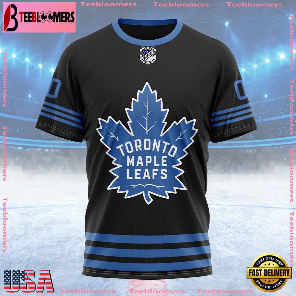 NHL Toronto Maple Leafs Special Blackout Design Custom T Shirt, Toronto Maple Leafs Shirt