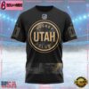 NHL Utah Hockey Club Personalized Military Appreciation Design Custom T Shirt, Utah Hockey Shirt